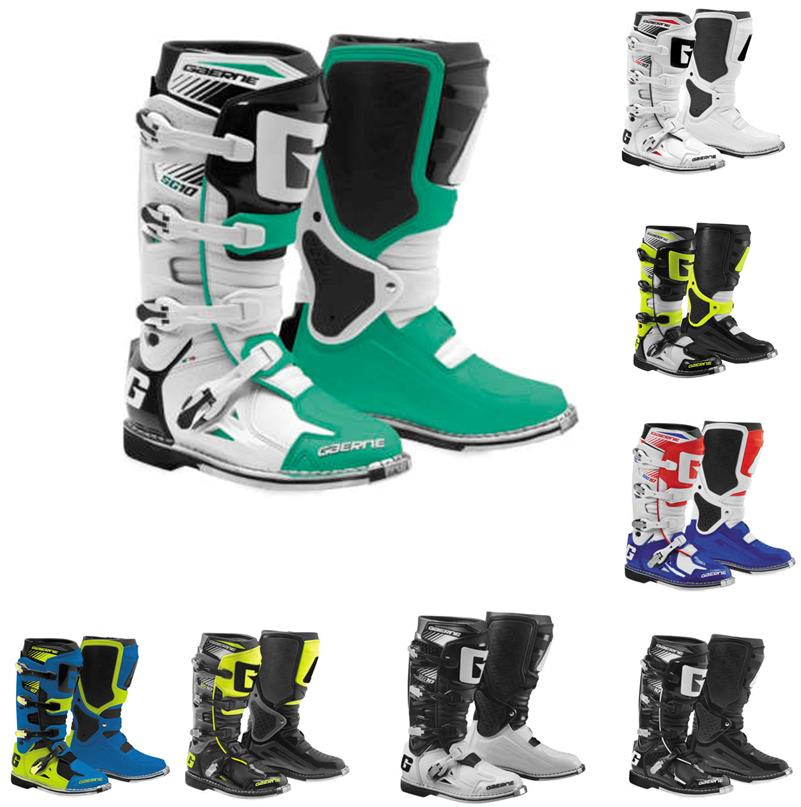 blue dirt bike boots